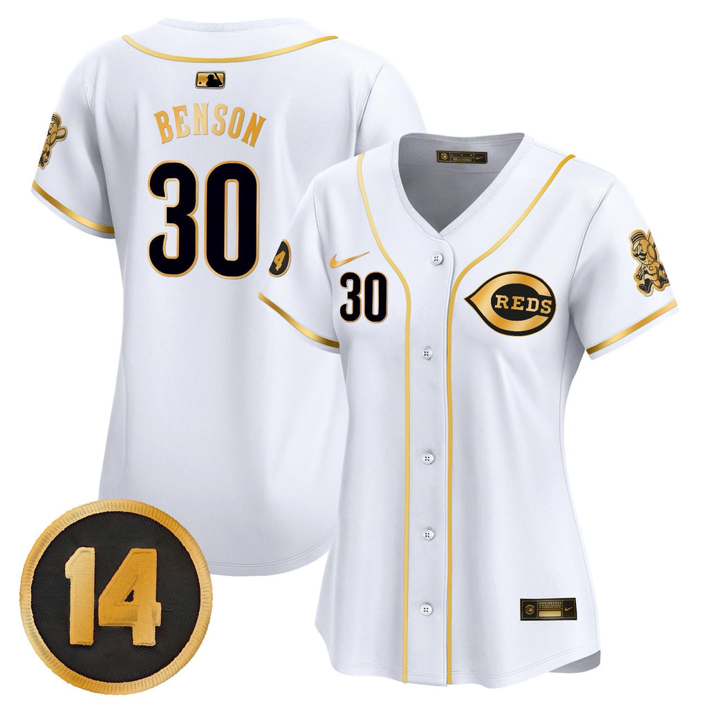 WoCincinnati Reds Pete Rose Patch Vapor Premier Limited Jersey - Stitched