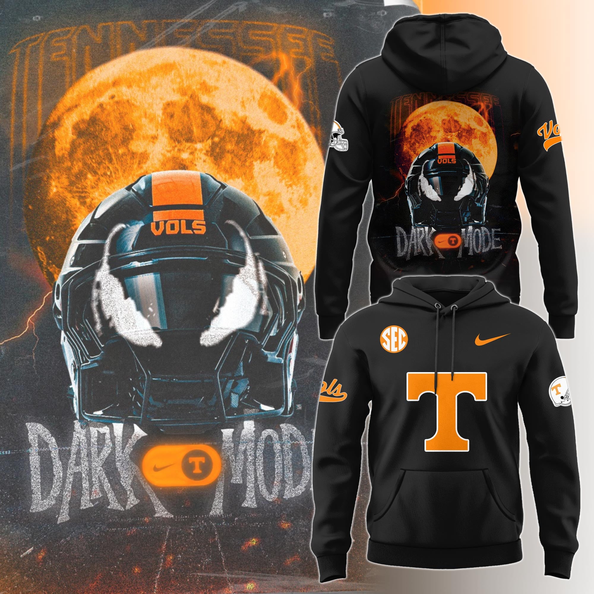 Tennessee Volunteers - Venom 2024 Dark Mode Hoodie Limited Edition