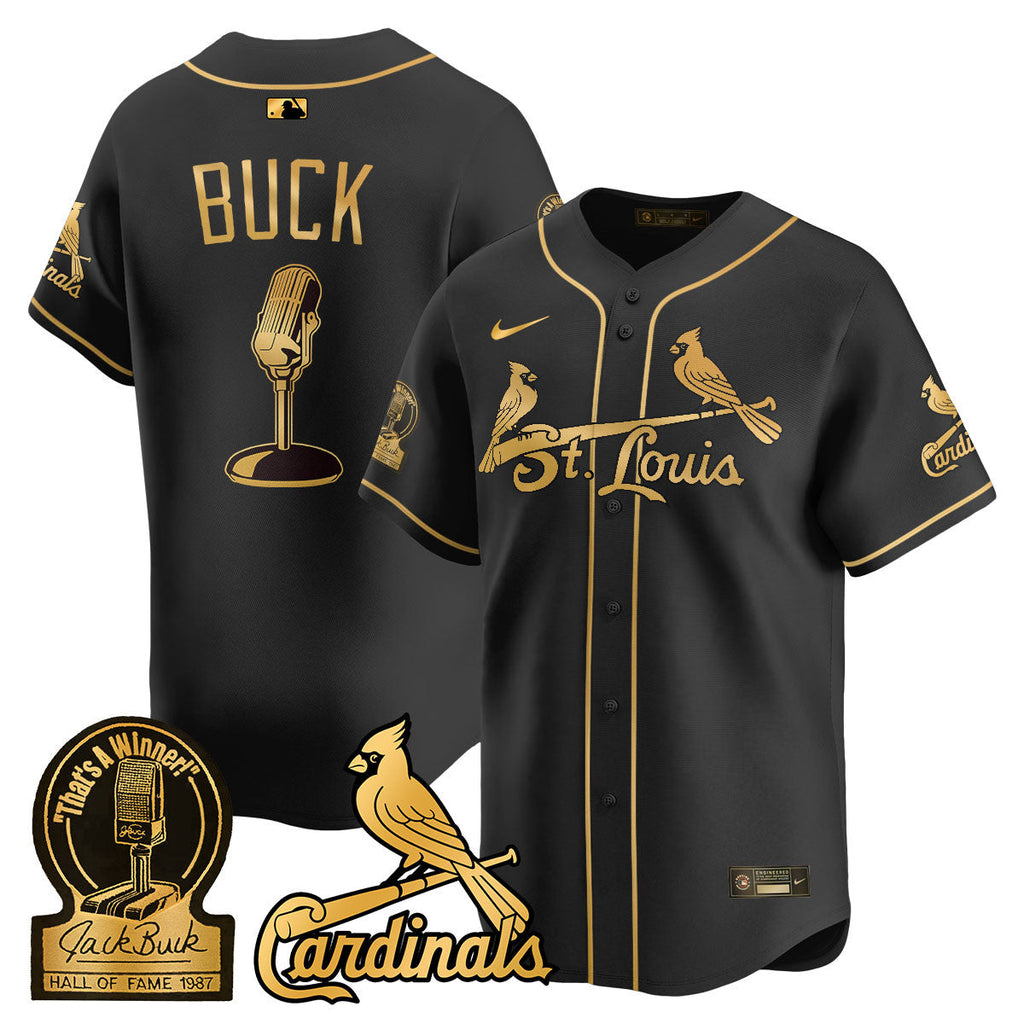 STL Jack Buck Limited Jersey - Stitched