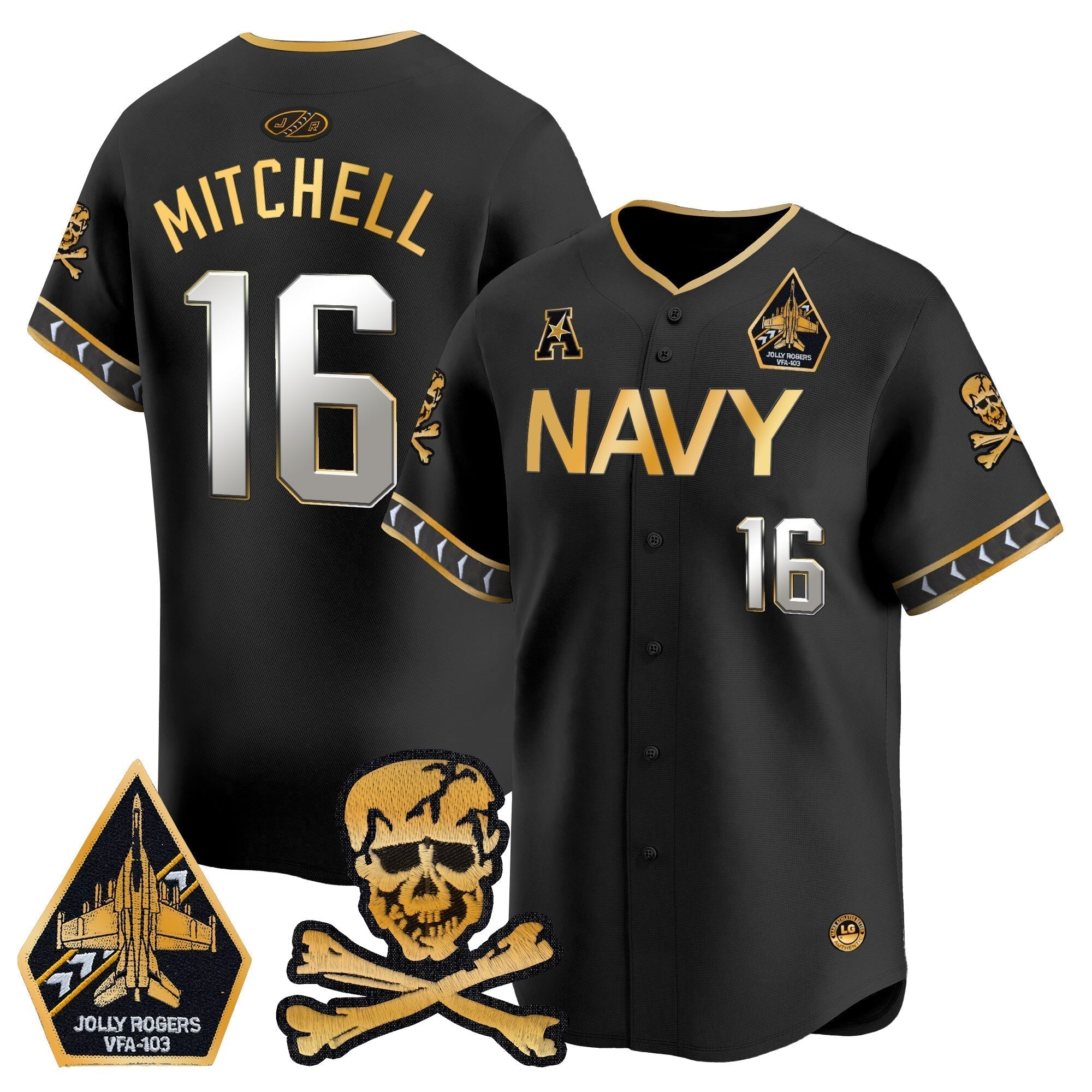 Navy MID 2025 Vapor Premier Limited Jersey - Stitched