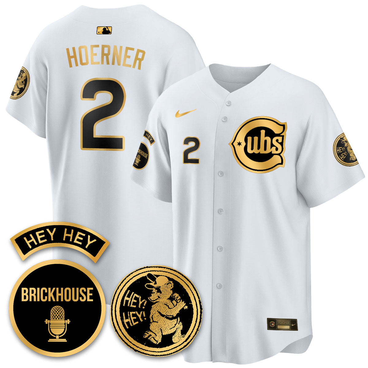 CHC Limited Jersey - Jack Brickhouse "Hey Hey" Patch - Stitched