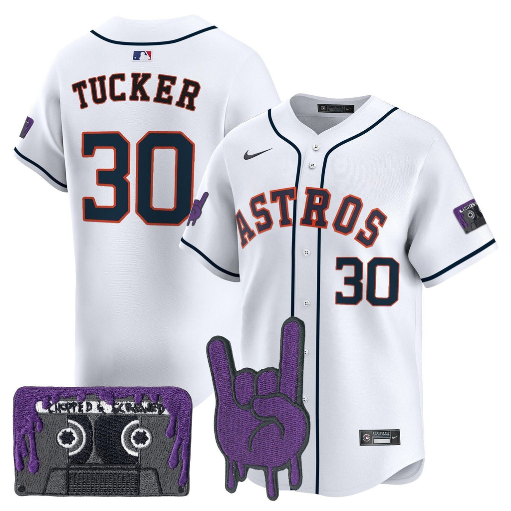 HOU DJ Screw Patch Vapor Premier Limited Jersey - Stitched