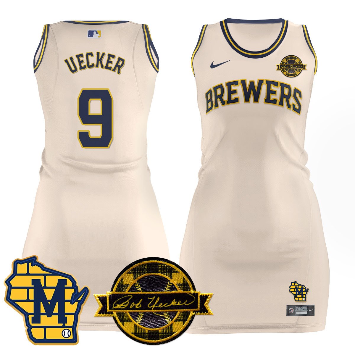 MIL Limited Dress - Bob Uecker Patch - Stitched