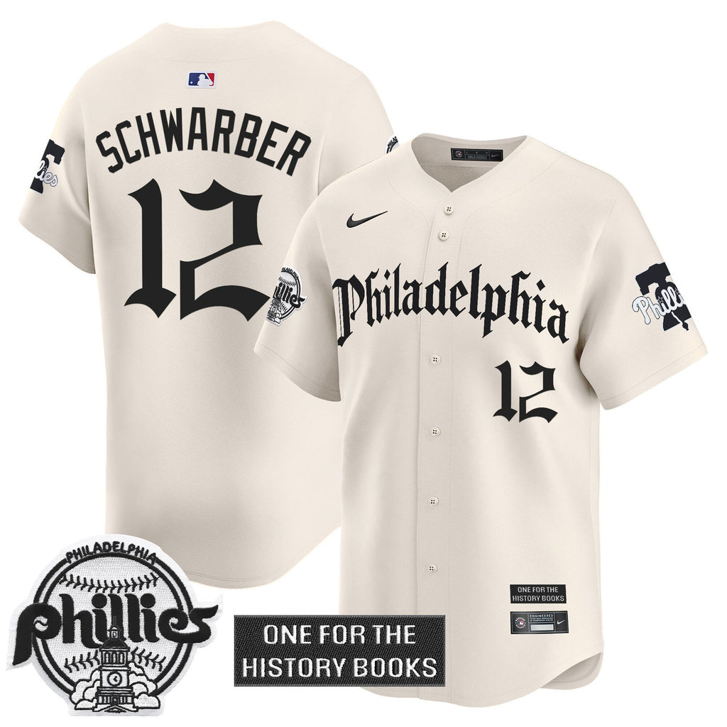 Phillies 'Retro Newspaper Edition' Vapor Premier Limited Jersey - Stitched