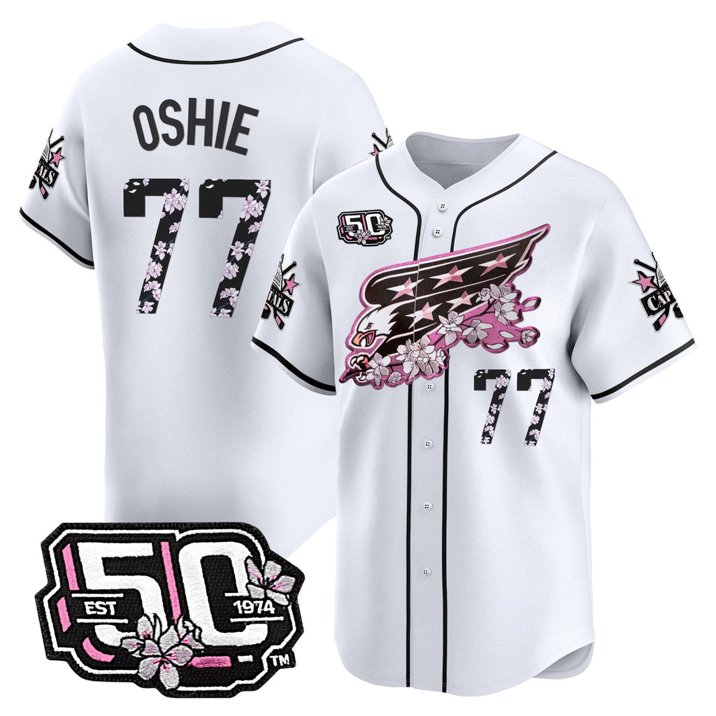 2025 WSH 50th Anniversary Cherry Blossom Style Vapor Premier Limited Jersey - Stitched
