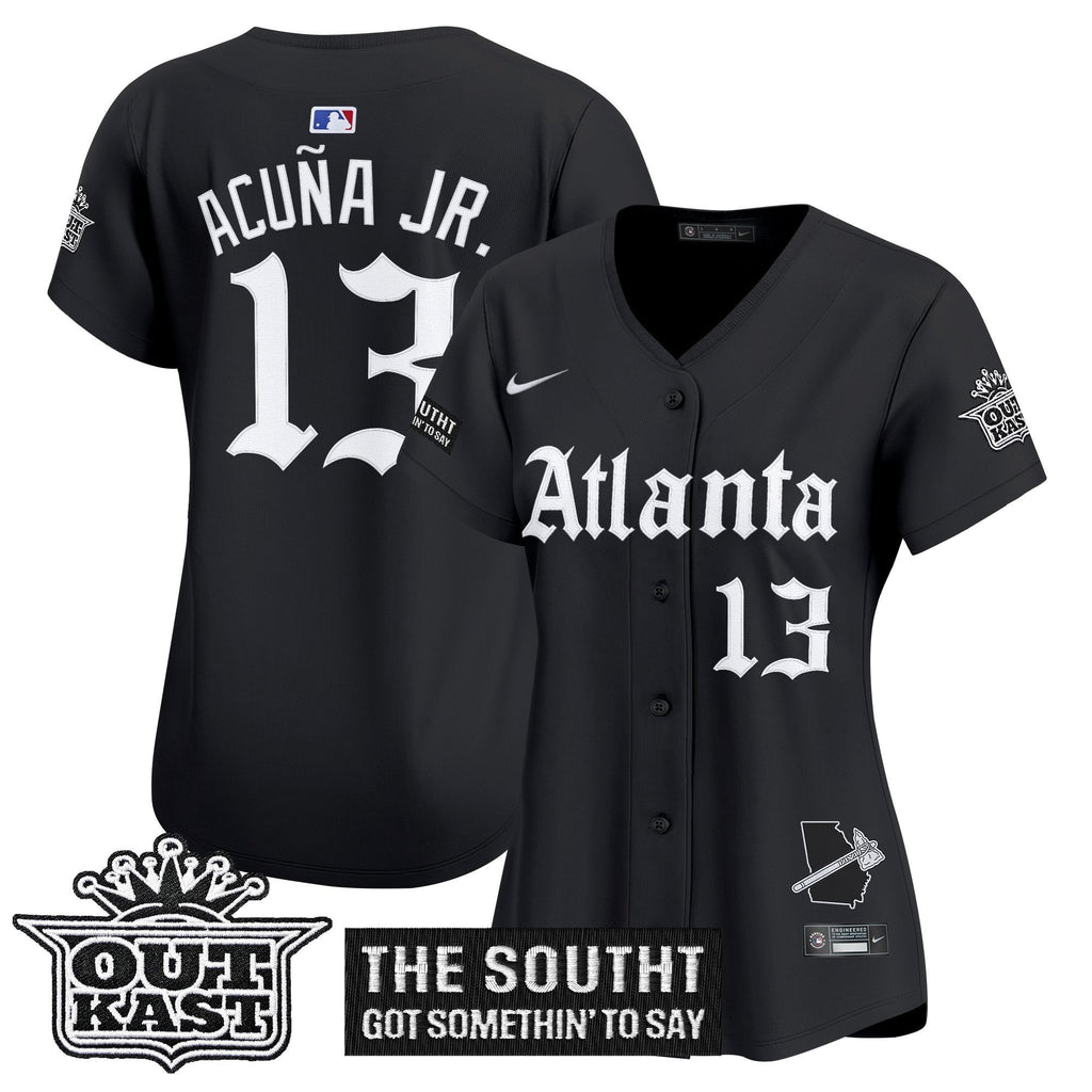 Women's ATL 'Gothic South x Outkast Edition' Vapor Premier Limited Jersey - Stitched