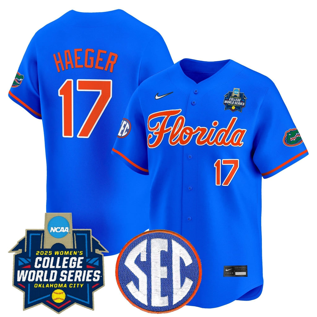 Size - UF Softball 2025 World Series (WCWS) Vapor Premier Limited Jersey - Stitched