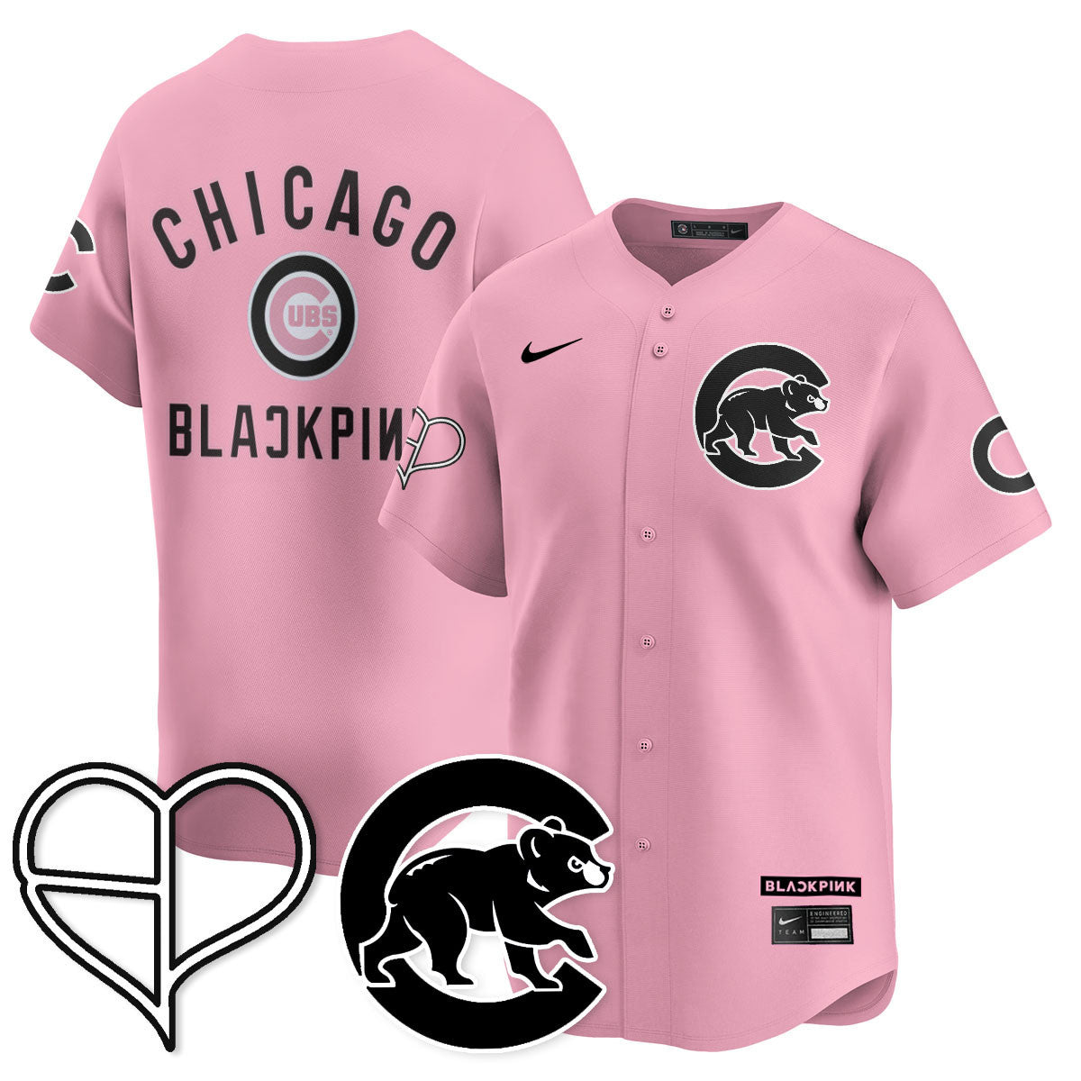 Chicago Cubs BL??KPI?K 2025 Limited Custom Jersey - All Stitched