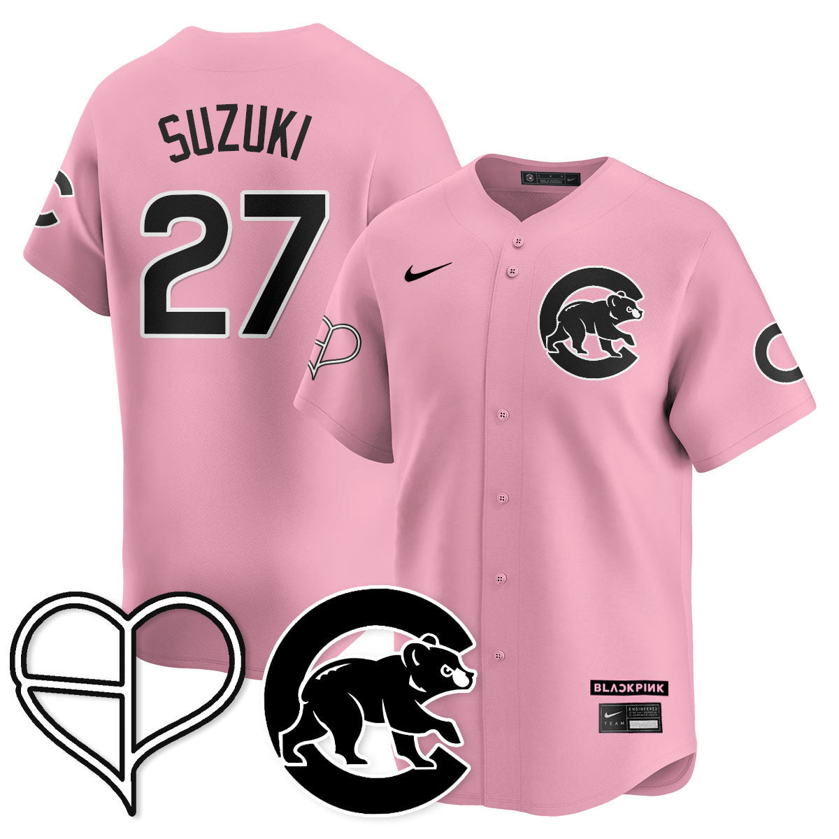 Chicago Cubs BL??KPI?K 2025 Limited Custom Jersey - All Stitched