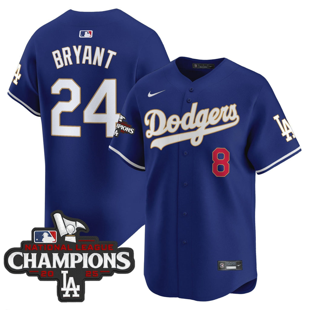 Dodgers 2025 National League Champions Vapor Premier Limited Jersey - Stitched