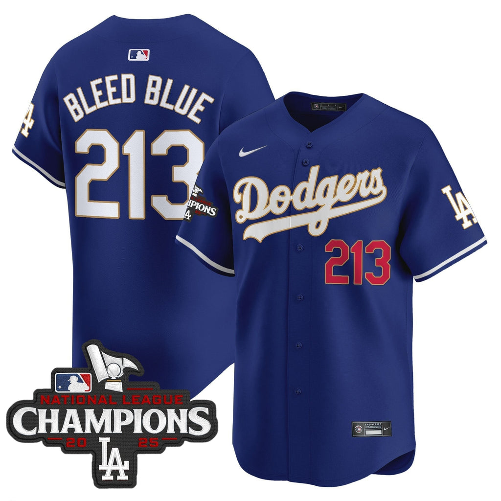 Dodgers 2025 National League Champions Vapor Premier Limited Jersey - Stitched