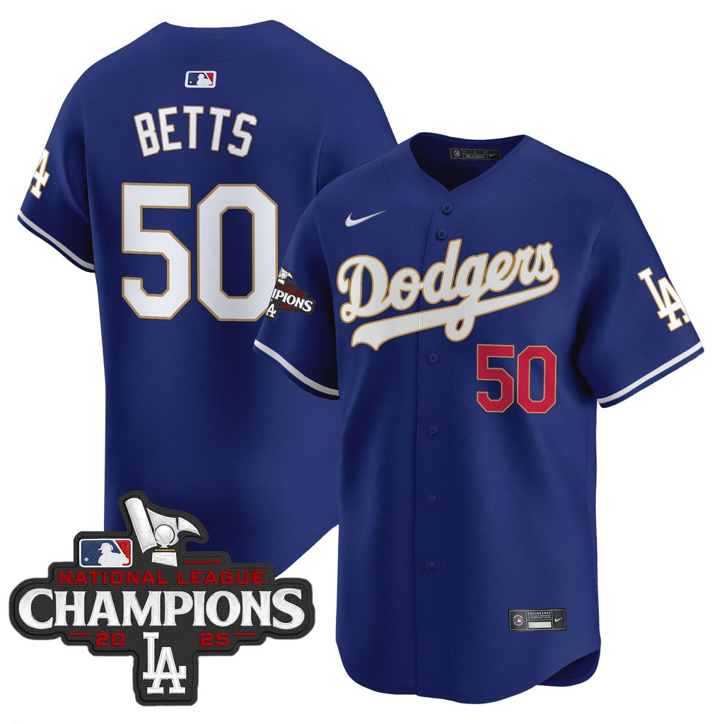 Dodgers 2025 National League Champions Vapor Premier Limited Jersey - Stitched