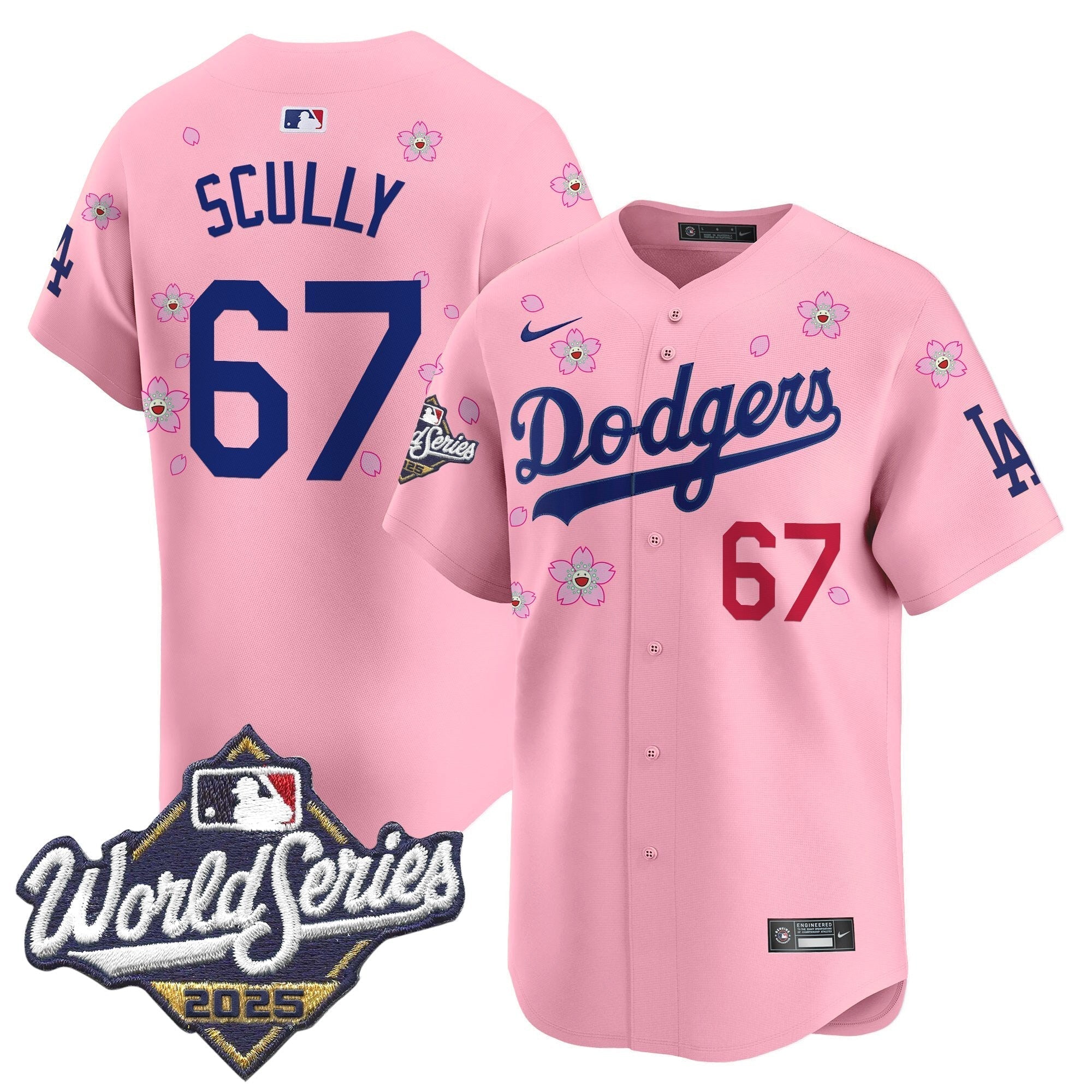 Dodgers 2025 World Series x Tokyo Series Vapor Premier Limited Jersey - Stitched