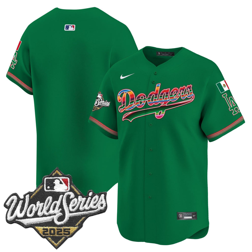 Dodgers Mexico 2025 World Series Vapor Premier Limited Jersey - Stitched