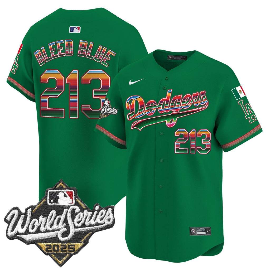 Dodgers Mexico 2025 World Series Vapor Premier Limited Jersey - Stitched