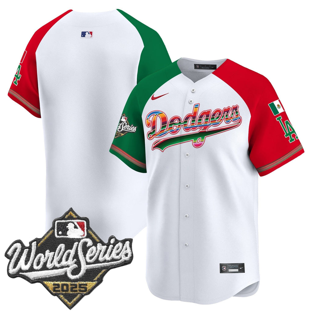 Dodgers Mexico 2025 World Series Vapor Premier Limited Jersey - Stitched