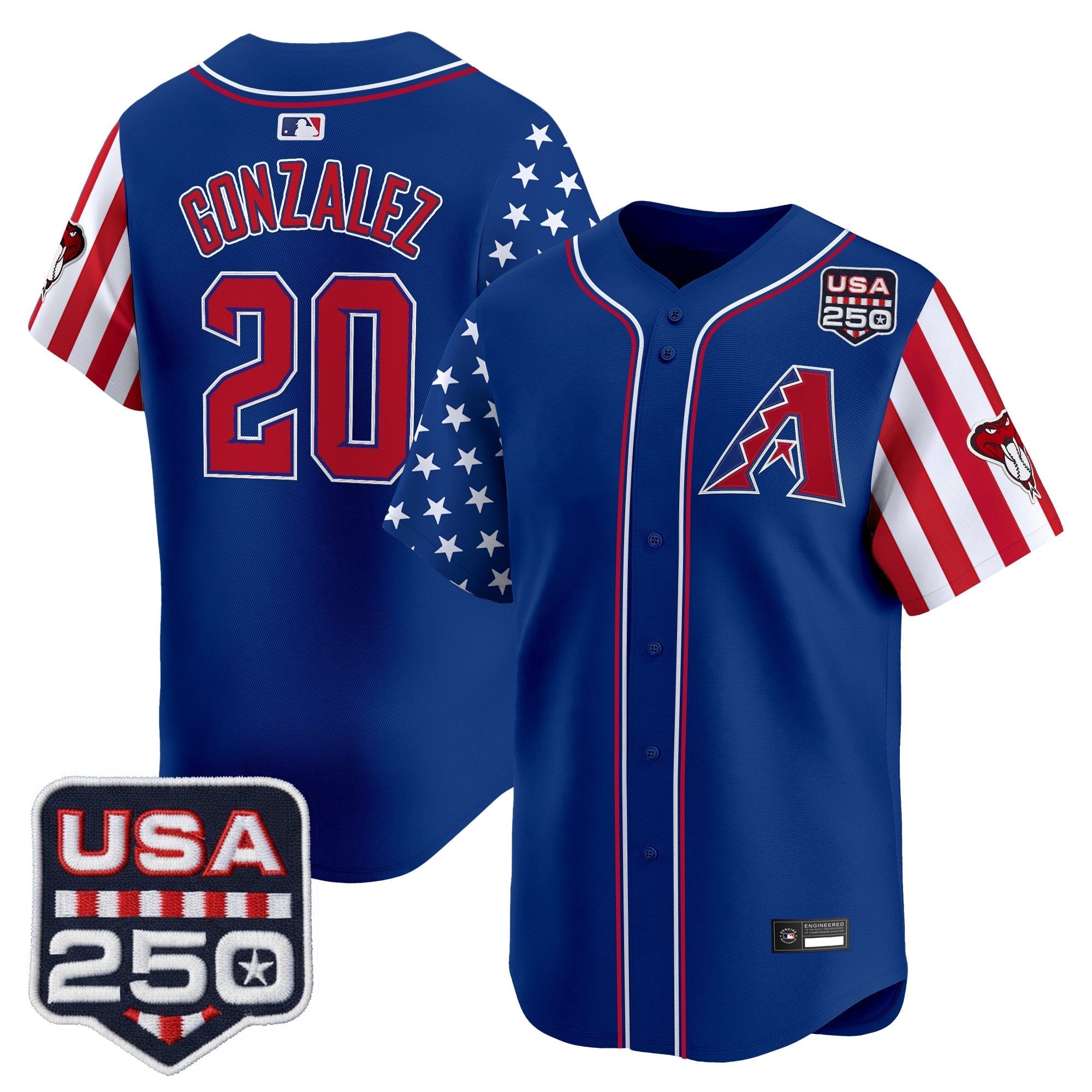 ARI "America 250 Edition" Vapor Premier Limited Jersey - Stitched