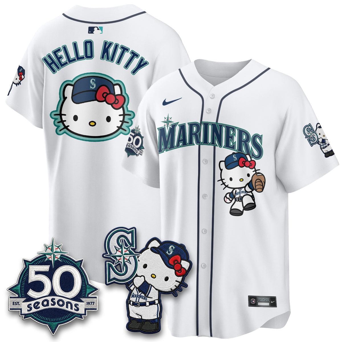 SEA x Meow KT Night Limited Teal Jersey - Stitched