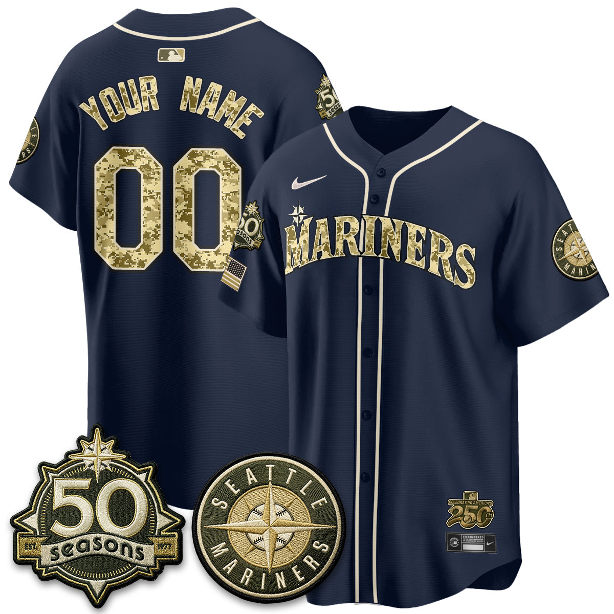 SEA 2026 Armed Forces Day Custom Jersey V3 - Stitched