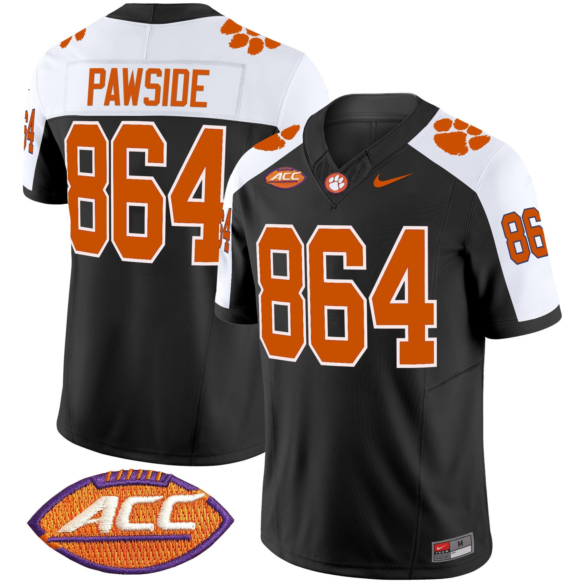 Men's Clemson Tigers 2025 Vapor Limited Jersey - All Stitched