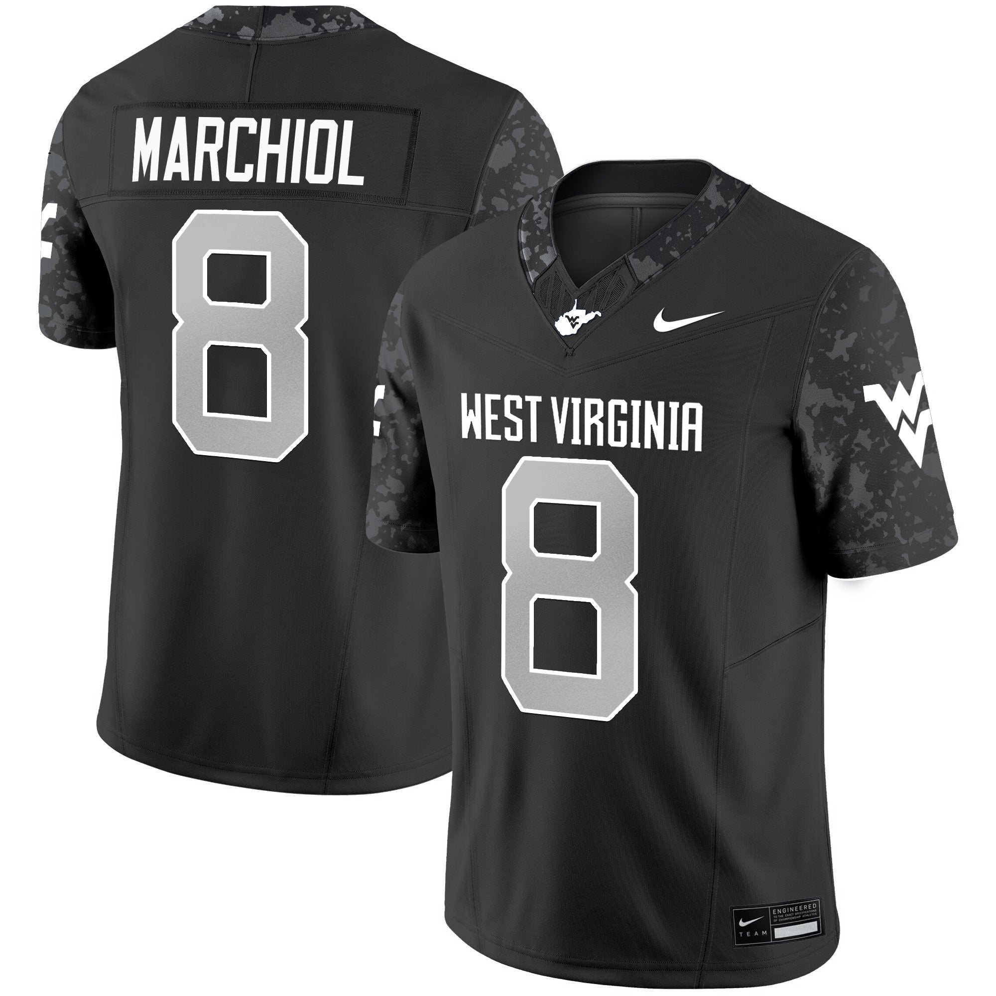 Men's West Virginia Mountaineers 2025 Vapor Limited Jersey - All Stitched