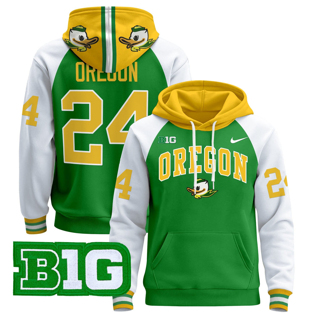 Oregon Ducks 2024 Pullover Hoodie V4