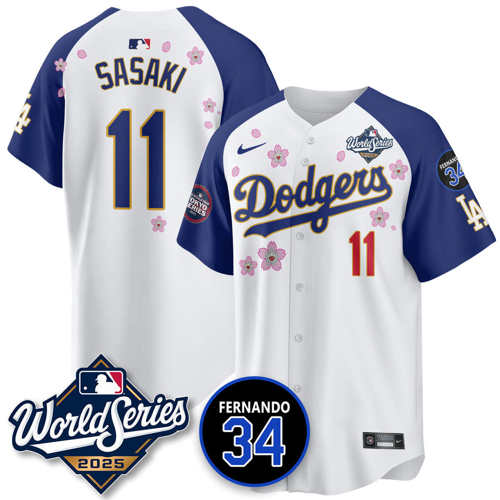 LAD Tokyo Series 2025 NL Champions Jersey - Stitched