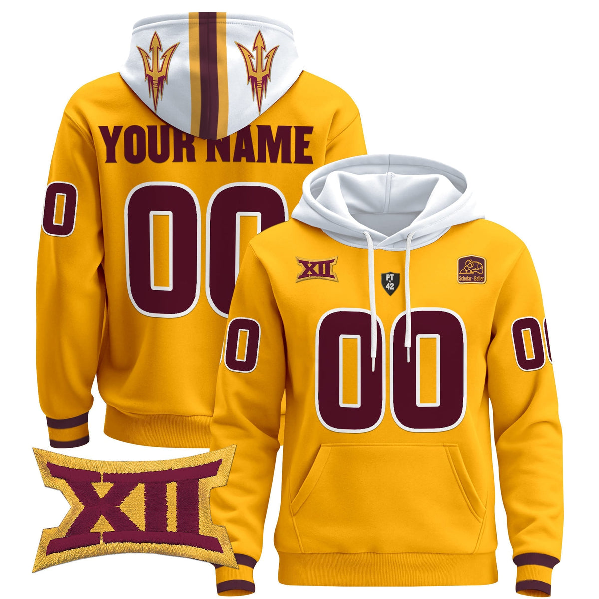 Arizona State Sun Devils 2024 Custom Pullover Hoodie