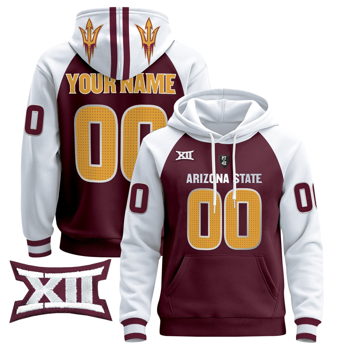 Arizona State Sun Devils 2024 Custom Pullover Hoodie V4