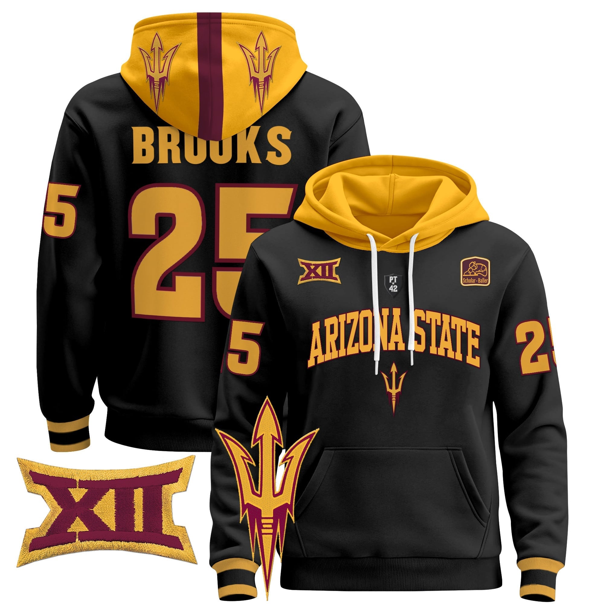 Men's Arizona State Sun Devils 2024 Pullover Hoodie V2